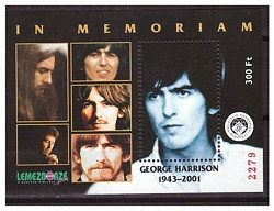 Magyarország-2002 blokk-In Memoriam George Harrison-UNC-Bélyeg