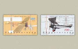 Hungary-2002 set-History of Hungarian Aviation-UNC-Stamps