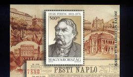 Hungary-2003 block-Deák Ferenc-UNC-Stamp