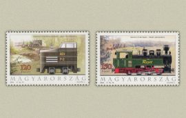 Hungary-2004 set-Narrow Gauge Railway-UNC-Stamps