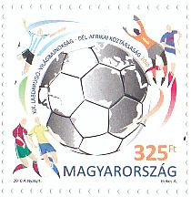 Magyarország-2010 -Labdarúgó VB-UNC-Bélyeg