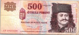 Magyarország 2013. 500 Forint-VF