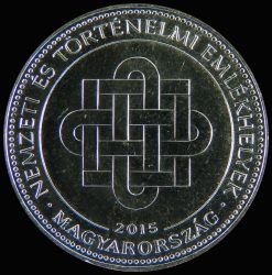 Hungary-2015-50 Forint-Cooper-Nickel-VF-Coin