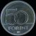 Hungary-2018-50 Forint-Cooper-Nickel-UNC-Coin