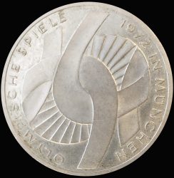 Németország-1972-10 Mark-Ezüst-Pénzérme