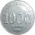 Indonézia-2016-1000 Rupiah-Alumínium-UNC-Pénzérme