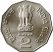 India-1999-2 Rúpia-Réz-nikkel-UNC-Pénzérme