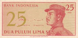 Indonézia 1964. 25 Sen-UNC