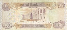 Irak 2003-2013. 1000 Dinars-UNC