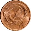 Írország-1971-1986-1/2 Penny-Bronz-VF-Pénzérme