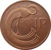   Írország-1988-2000-1 Penny-Rézbevonatú acél-VF-Pénzérme