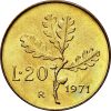 Olaszország-1985-20 Líra-Alumíniumbronz-UNC-Pénzérme