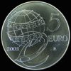 Olaszország-2003-5 Euro-Ezüst-Pénzérme