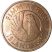 Izland-1981-5 Aurar-Bronz-UNC-Pénzérme