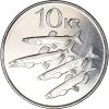 Izland-2004-10 Kronor-Nikkelezett acél-UNC-Pénzérme