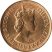 Jamaica-1964-1/2 Penny-Nikkel-réz-XF-Pénzérme