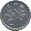 Japán-1976-1 Jen-Alumínium-VF-Pénzérme