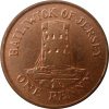 Jersey-1994-1 Penny-Réz-nikkel-UNC-Pénzérme