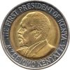 Kenya-2010-20 Shilling-Bimetál-UNC-Pénzérme