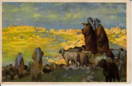 Képeslap-Vallás-Betlehemi pásztorok