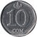 Kirgizisztán-2009-10 Som-Nikkelezett acél-UNC-Pénzérme