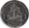   Kelet Karibi Államok-2012-1 Dollár-Nikkelezett acél-UNC-Pénzérme
