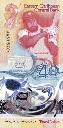 Kelet-Karib Államok 2023. 2 Dollars UNC
