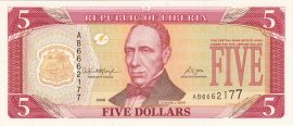 Líbéria 2003. 5 Dollar-UNC