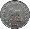 Makedónia-2001-5 Dénár-Nikkel-réz-UNC-Pénzérme