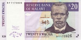 Malawi 2009. 20 Kwacha-UNC