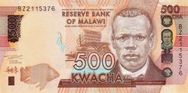 Malawi 2014-2021. 500 Kwacha-UNC