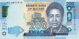 Malawi 2014-2022. 200 Kwacha-UNC