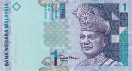 Malajzia 1998-2000. 1 Ringgit-UNC