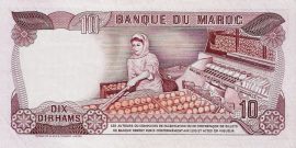 Marokkó 1970-1985. 10 Dirhams-VF