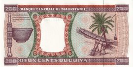 Mauritánia 1974-2002. 200  Ouguiya-UNC