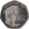 Mauritius-2000-10 Rúpia-Réz-nikkel-UNC-Pénzérme