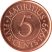 Mauritius-2007-5 Cent-Rézbevonatú acél-UNC-Pénzérme