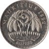 Mauritius-2010-5 Rúpia-Réz-nikkel-UNC-Pénzérme