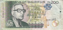Mauritius 2013. 200 Rupees-F