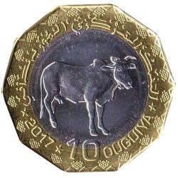 Mauritánia-2018-10 Ouguiya-Bimetál-UNC-Pénzérme
