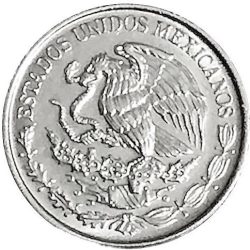 Mexikó-2017-10 Centavos-Rozsdamentes acél-UNC-Pénzérme