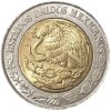 Mexikó-2017-1 Peso-Bimetál-UNC-Pénzérme