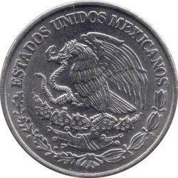 Mexikó-2017-50 Centavos-Rozsdamentes acél-UNC-Pénzérme