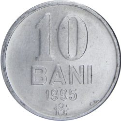 Moldova-2006-10 Bani-Alumínium-UNC-Pénzérme