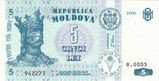 Moldova 2009. 5 Lei-UNC