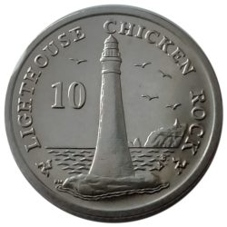 Man sziget-2013-10 Penny-Nikkelezett acél-UNC-Pénzérme