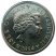 Man sziget-2013-10 Penny-Nikkelezett acél-UNC-Pénzérme