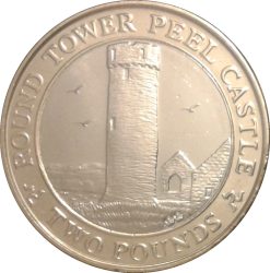 Man sziget-2013-2 Pound-Bimetál-UNC-Pénzérme