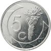 Namíbia-1993-5 Cents-Nikkel-Acél-VF-Pénzérme
