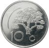 Namíbia-1998-10 Cents-Nikkel-Acél-VF-Pénzérme